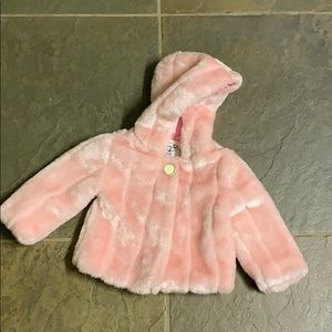 Mud Pie baby coat Faux fur